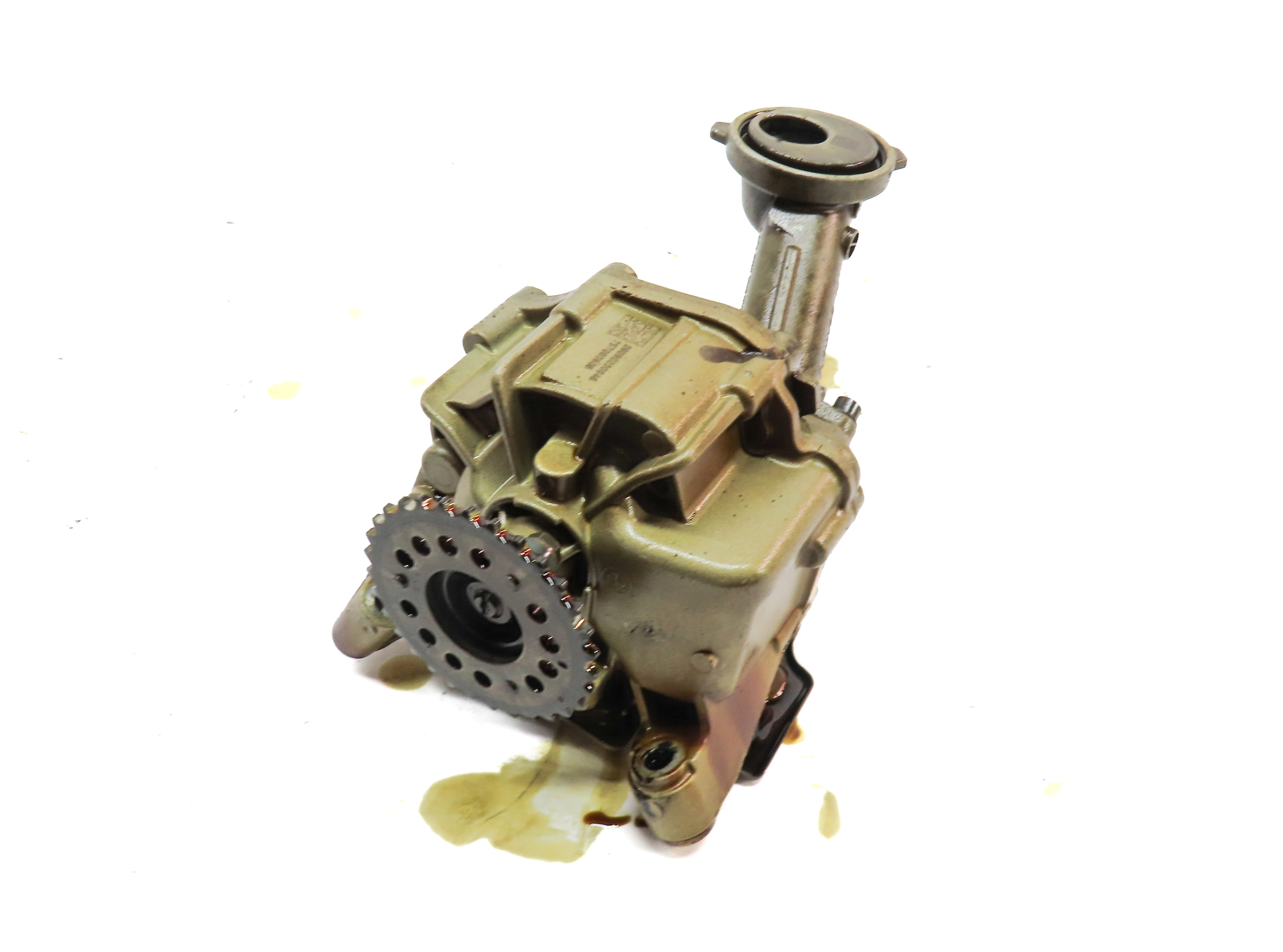 2009 BMW X6 (E71) 4.4L (N63) ENGINE MOTOR OIL FLUID PUMP w/ PICK UP TUBE — exact item pictured